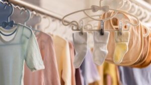 desinfetar roupas de bebê